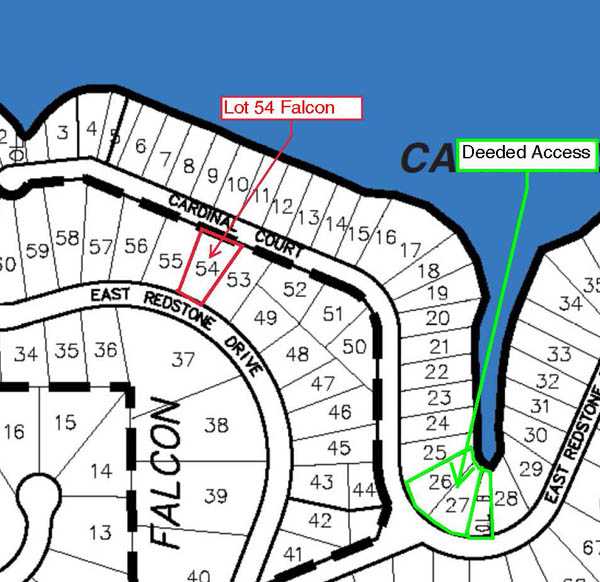 Falcon 54 Lake Redstone Offshore Lot For Sale